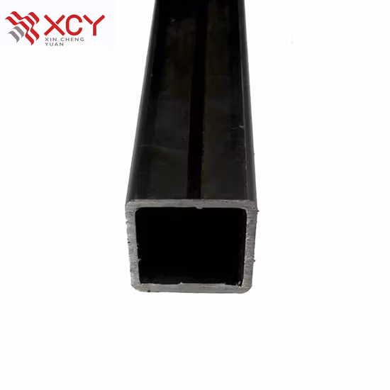 Tube de tuyau soudé rectangulaire carré en acier au carbone ERW SSAW LSAW ASTM A53/API 5L Gr.  B Sch40 Schéma80